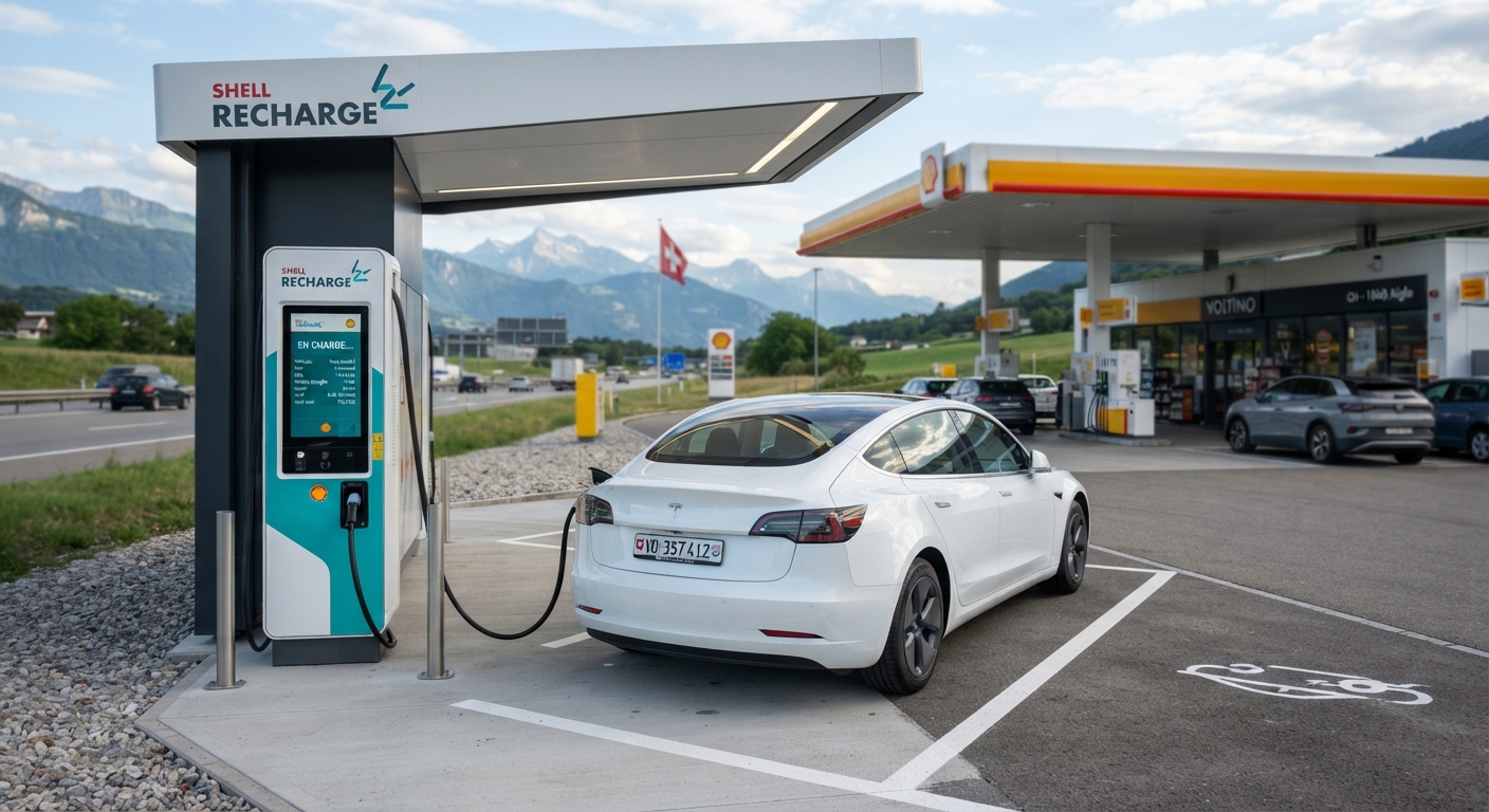Shell Recharge ajuste ses tarifs et modifie ses conditions pour la recharge en Suisse
